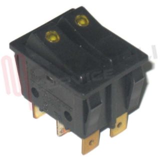 Immagine di INTERRUTTORE DOPPIO LUMINOSO LED GIALLO