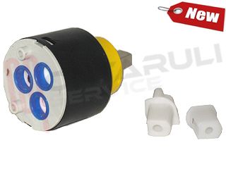 Immagine di CARTUCCIA DIAM.40 RUBINETTO DIAMANTE SATINATO DOCCIA