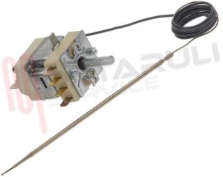 Immagine di TERMOSTATO PIASTRA 6 CONTATTI C/COMMUTATORE 100-350°C