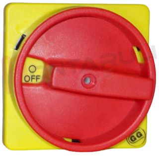 Immagine di MOSTRINA CON MANOPOLA ROTATIVO GI/RO 54X54MM.