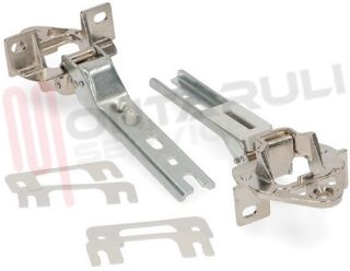 Immagine di CERNIERE PORTA FRIGO INCASSO 2 PZ. COMPATIBILE BOSCH SIEMENS