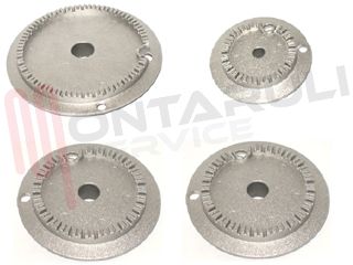 Immagine di KIT BRUCIATORI DENTATI 2 FORI PZ.4