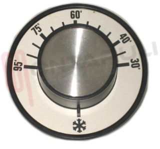 Immagine di MANOPOLA TEMPERATURA NERA-SILVER