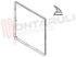 Immagine di GUARNIZIONE PORTA FORNO 4 LATI MAXI 560X325MM. REX 4L+8G