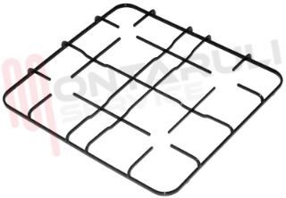 Immagine di GRIGLIA 4 FUOCHI PIATTINA 445X420MM. NERA TECNOGAS