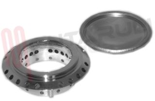 Immagine di CORONA + PIATTELLO BRUCIATORE AUSILIARIO INOX P64