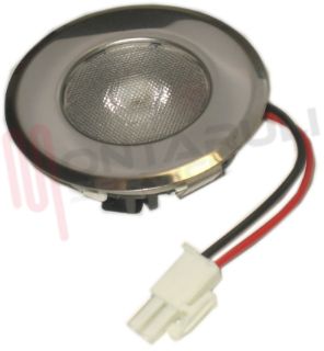 Immagine di FARETTO PER CAPPA F55 2,5W 12V 4000K A LED CON VETRINO ORIG.