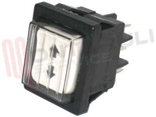 Immagine di PULSANTE BIPOLARE DOPPIO CON FRECCE < 0 > CON PROTEZIONE