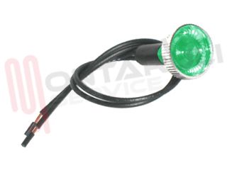 Immagine di SEGNALATORE FILET. 10MM + GHIERA CON FILI 24V VERDE