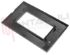 Immagine di PLACCA 3 POSTI ABS NERA COMPATIBILE LIVING