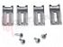 Immagine di KIT STAFFE FISSAGGIO TOP PIANI COTTURA 4PZ. ORIGINALE