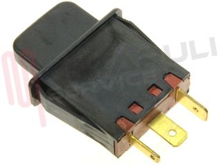 Immagine di PULSANTE LUCE NERO 3 CONTATTI HL-404H ORIGINALE