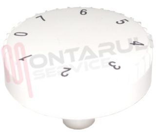 Immagine di MANOPOLA SERIGRAFATA BIANCA TIMER TOSTAPANE K20 ORIGINALE