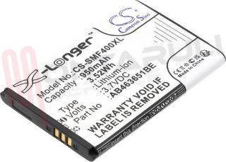 Immagine di BATTERIA 3,7V 950MAH CS-SMF400XL PER CORDLESS