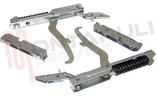 Immagine di KIT CERNIERA + PORTARULLINO PORTA FORNO MAXI WHIRLPOOL-TERIM