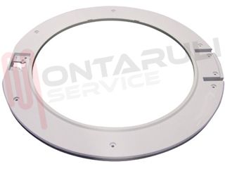 Immagine di CORNICE OBLO' POSTERIORE BIANCA NIKKEI ORIGINALE