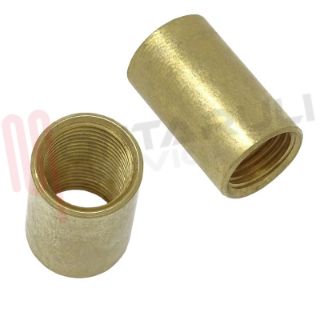 Immagine di MANICOTTO OTTONE PER TUBI FILETTATI M10X1 12X17MM.