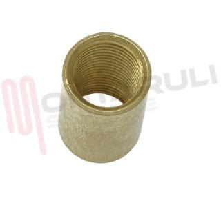 Immagine di MANICOTTO OTTONE PER TUBI FILETTATI M10X1 12X12MM.