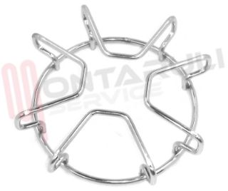 Immagine di GRIGLIA 1 FUOCO FILO D.135MM. CROMATA ELBA