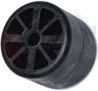 Immagine di RUOTA STAFFA CERNIERA PORTA FRIGO Ø 39MM. LG ORIGINALE