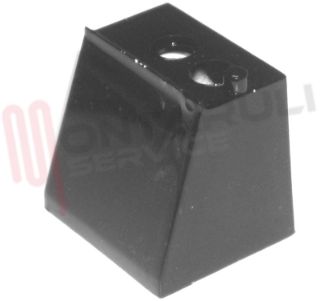 Immagine di SUPPORTO SINISTRO NERO MANIGLIA FORNO ORIGINALE