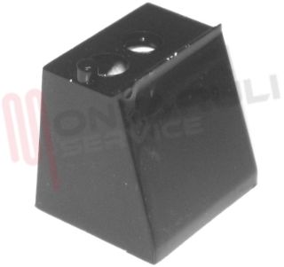Immagine di SUPPORTO DESTRO NERO MANIGLIA FORNO ORIGINALE