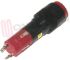 Immagine di INTERRUTTORE DA PANNELLO TASTO ROSSO LED 12V