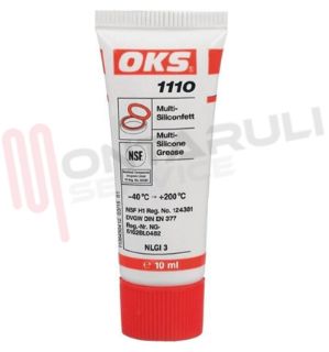 Immagine di GRASSO SILICONICO TUBETTO 10ML ALIMENTARE OKS 111O