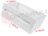Immagine di CASSETTO VERDURA BIANCO 465X300X170/185MM. ORIGINALE