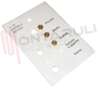 Immagine di SERIE 3 UGELLI PER METANO FORNELLI 4,1/2MB