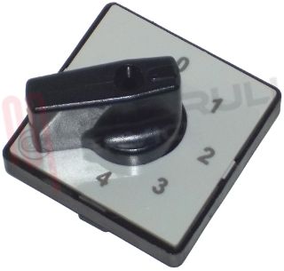 Immagine di MOSTRINA E MANOPOLA INTERRUTTORE 48X48 001/0030