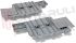 Immagine di KIT GRUPPO STAFFA REGOLAZIONE CESTO LATO DX+SX ORIGINALE