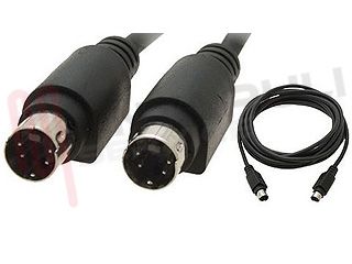 Immagine di CAVO S-VIDEO S-VHS/SPINA S-VHS L=96CM. NERO