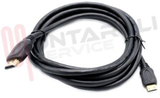 Immagine di CAVO VIDEO HDMI 1.4 MASCHIO / HDMI 1.4 C MASCHIO MINI 1MT. G