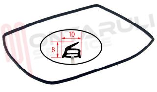 Immagine di GUARNIZIONE PORTA FORNO 4 LATI 410X310MM. 4L+5G ORIGINALE