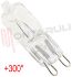 Immagine di LAMPADA ALOGENA 40W G9 230V 300°C FORNO OVEN CHIARA ORIGINAL
