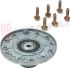 Immagine di MOZZO ASSIEMATO LATO OPPOSTO PULEGGIA CUSCINETTO 6203 ORIG.