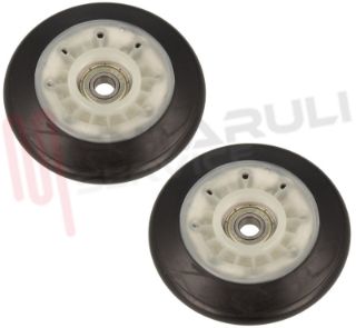 Immagine di KIT 2PZ RUOTA TRASCINAMENTO ASCIUGATRICE LG ORIGINALE