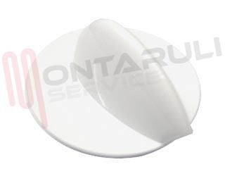 Immagine di MANOPOLA FORNO DIA.IN:6MM. OUT:49MM. BIANCA ORIGINALE