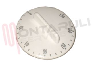 Immagine di MANOPOLA TIMER BIANCA SERIGRAFATA 0-120 ORIGINALE