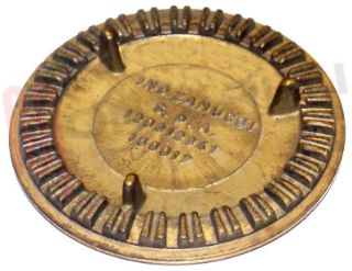 Immagine di SPARTIFIAMMA OTTONE LUCIDO ZANUSSI D.62MM. ORIGINALE