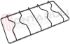 Immagine di GRIGLIA 2 FUOCHI PIATTINA 445X235MM. ZANUSSI