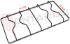 Immagine di GRIGLIA 2 FUOCHI PIATTINA 445X235MM. ZANUSSI