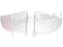 Immagine di GUIDE SUPPORTI VETRO FRONTALE CAPPA DX+SX BIANCHI