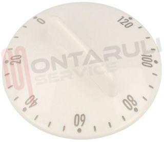 Immagine di MANOPOLA TIMER BIANCA SERIGRAFATA 0-120 ORIGINALE