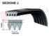 Immagine di CINGHIA RIGHI 5 MEDIO CM.59  5PJE 1255 5550010349 ORIGINALE