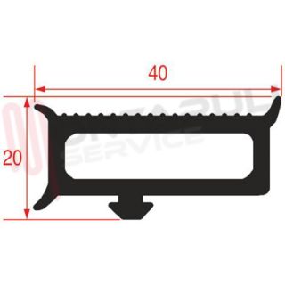 Immagine di GUARNIZIONE PORTA CELLE 6 MT. 40X20MM.