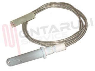 Immagine di CANDELETTA ACCENSIONE BRUCIATORE SMEG L=595MM. ORIGINALE