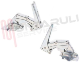 Immagine di KIT CERNIERE INF./SUP. PORTA FRIGO 2 PEZZI ORIGINALE