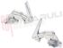 Immagine di KIT CERNIERE INF./SUP. PORTA FRIGO 2 PEZZI ORIGINALE